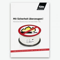 Fuba KKB 730 Brandschutz Koaxkabel-Flyer