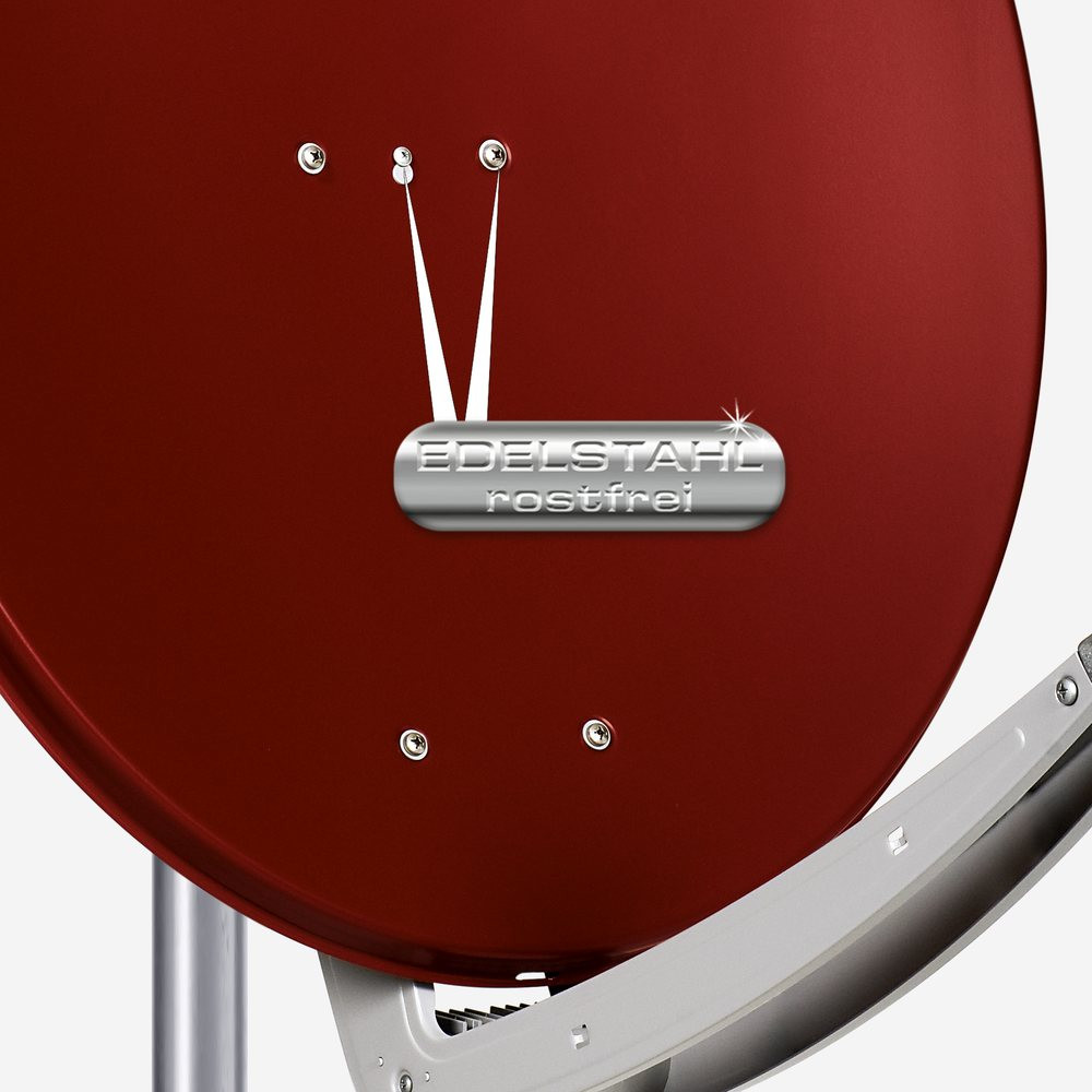 Fuba DAA 650 G grau Satellitenschüssel 65cm Sat Spiegel Antenne Sat Anlage HDTV