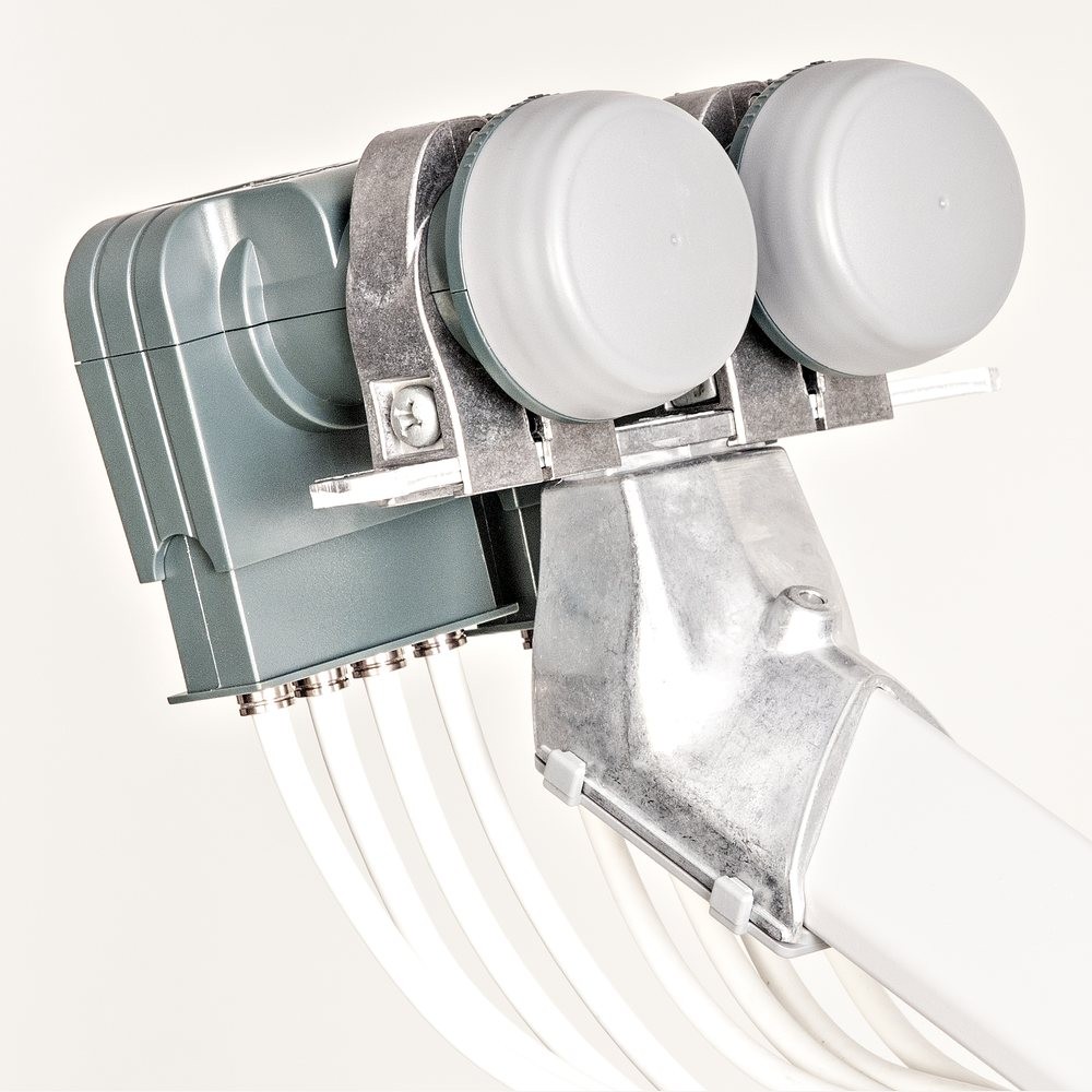 Original FUBA LNB Halter Feedhalter DAZ 740 für DAZ 102 und 104 Multifeedschiene