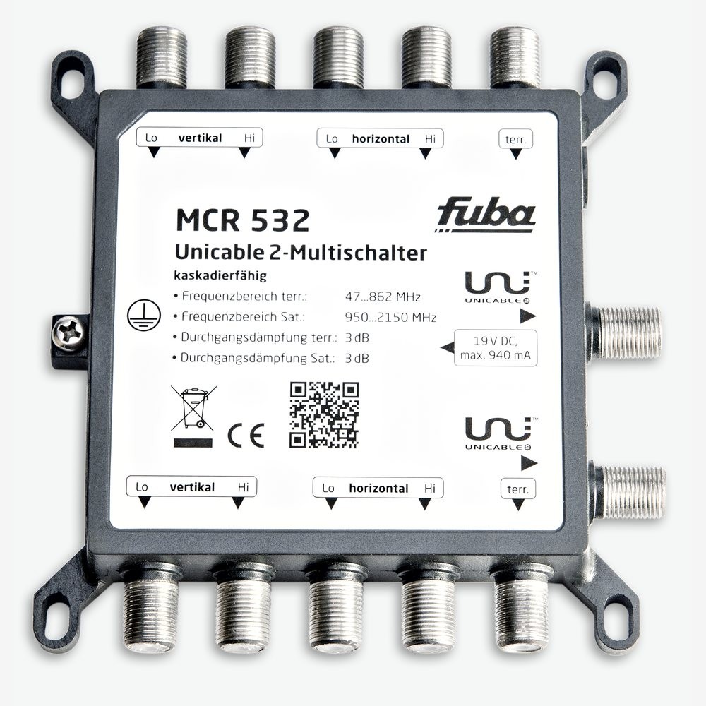 Fuba Mcr 532 Einkabel Multischalter Satellitenempfang Produkte
